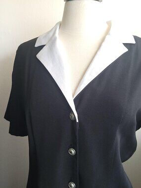 Vintage Button Down Shirt Dress